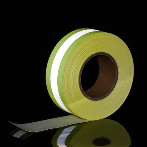 High visibility silver yellow flame retardant reflective tape for clothing