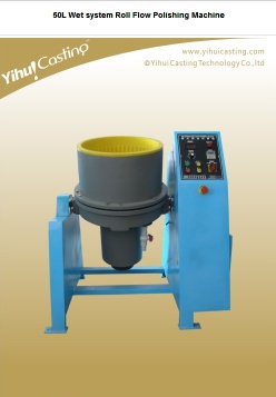 Wet system Roll Flow Polishing Machine