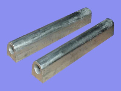 D type magnesium anodes