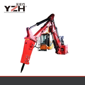 Pedestal boom breaker system