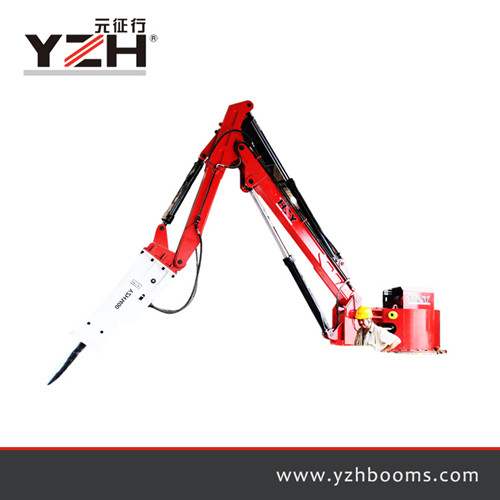 Boom weight(without hammer):1513kg， Max.Horizontal Working radius :5820mm， Max.Vertical Working radius:4210mm，Min.Vertical Working radius:1885mm， Max.Height:3440mm