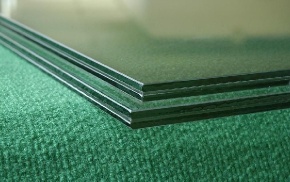 12.76mm color decorated building tempered laminated glass