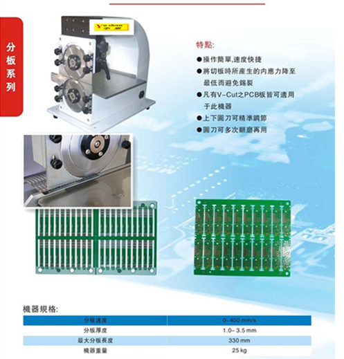 YSVC-pcb depaneling router