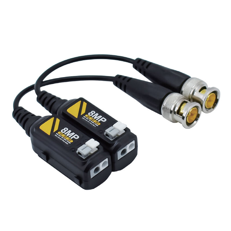 Wholesale price 720P/ 960P/ 1080P/ 3MP/ 4MP/ 5MP/ 8MP 8 MP 75 ohm pasivo hd video balun for cctv