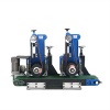 Double-station plane polishing machine - four