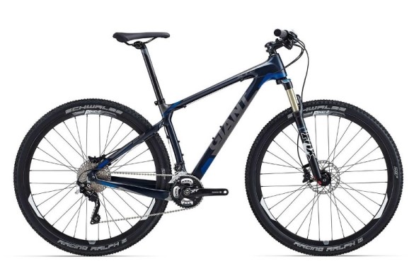 GIANT XTC ADVANCED 29ER 1 MOUNTAIN BIKE 2015 - HARDTAIL MTB