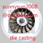 Aluminum die casting for fan shroud