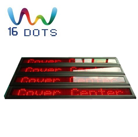 Led semi-outdoor display