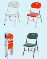 plastic folding chair