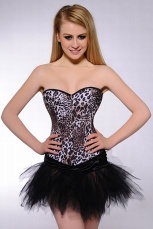 2011 Fashion Hot Sale Leopard Sexy Corset Underwear