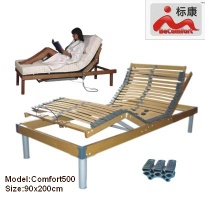 Slat adjustable bed