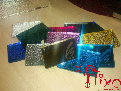 Mirror acrylic samples