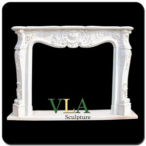 marble fireplace