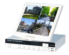 H.264 HD all-in-one DVR/10.5inch LCD DVR