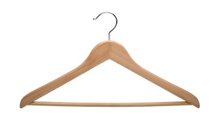 wooden hanger