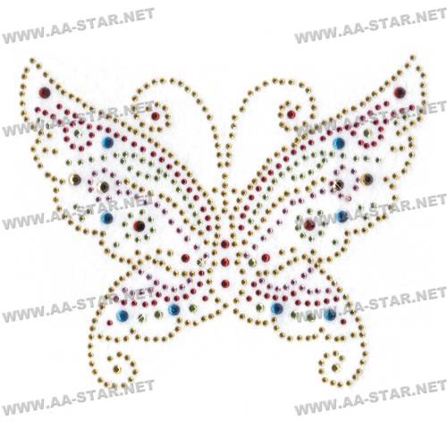 iron rhinestone motif design