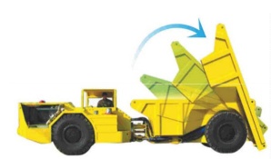 Underground dump truck