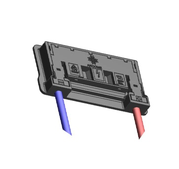 Solar jbox AKA006 with potting for crystalline silicon module IP67