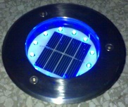 Super bright LED solar under ground light