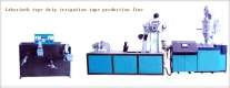 Labyrinth type drip irrigation tape production line