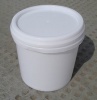 1L plastic round bucket with lid