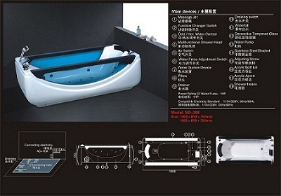 Whirlpool bathtub SD-268