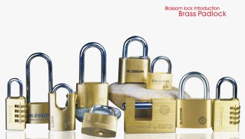 brass padlock