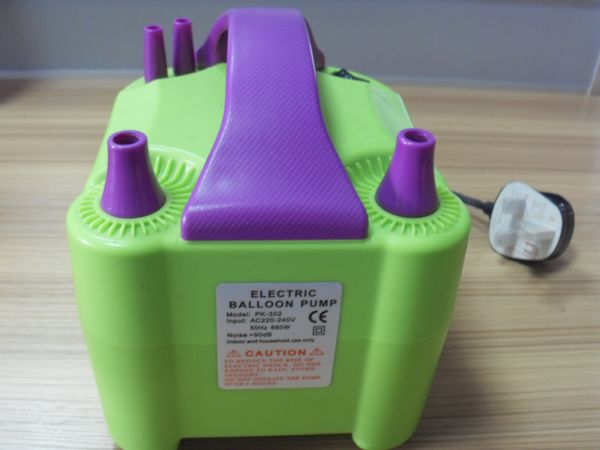 Double-nozzle Electric balloon air pump/blower/inflator