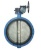 Flange turbine butterfly valve