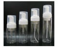 foamy bottles for cosmetic, plastic packaging