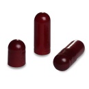 Purplish Red Halal Gelatin Capsules Size 00