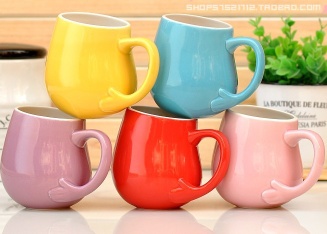 Porcelain mugs