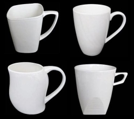 Porcelain mugs