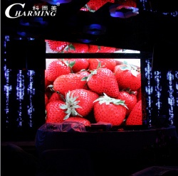 indoor slim P5 led screen for mobile rental