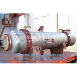 Pure titanium heat exchanger