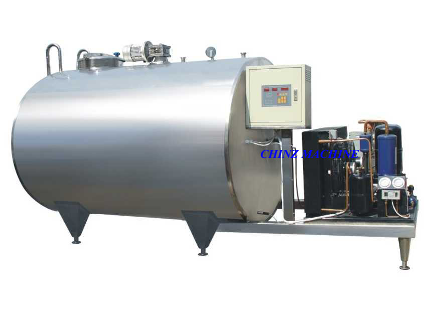 Milk cooling tank