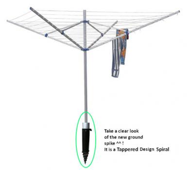 Open Size:50m clothes washing line  Material: Aluminum tube, PP  Tube Size:Ø40*0.8mm, 25*15*0.7mm  Packing:1piece/bag,4pieces/carton  G/N Weight:N2.22kgs/piece  Carton Size:182*24*24cm=0.105CBM  Loading Qty:1066/20