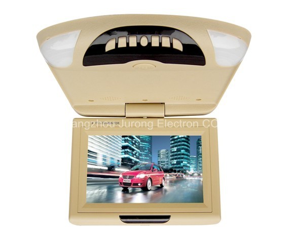 car lcd monitor,flip dowm monitor,roof mount