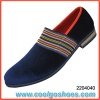 2013 stylish velvet slippers for men distributor