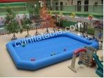 Inflatable swimming pool