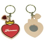 Mirror Key Chain with Heart Shape