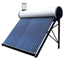 pressurized solar water heater with heat pipe