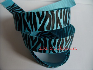 zebra print ribbon