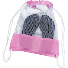 Mesh Drawstring Shoe Backpack