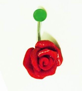 rose navel rings