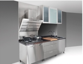 Welding free Stainless Steel Kitchen Cabinet