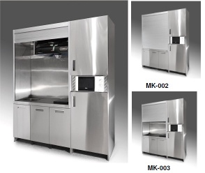 Mini Welding free Stainless Steel Kitchen Cabinet