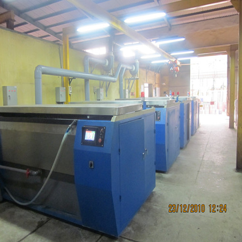 electro-plating line include washing machine, nickel plating lmachine, copper plating machine, chrome p;ating machine, dechrome plating machine, dechrome machines, degreasing machines