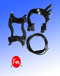 CALIPER BRAKE, BRAKE LEVER, BRAKE CABLE