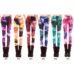 4leafcity.com offer galaxy leggings cheap Cheap Womens Pants - 006